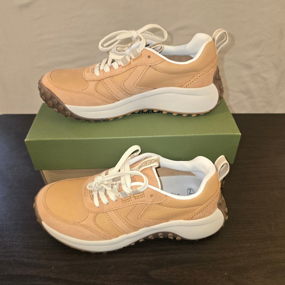 KEEN KS86 LEA Sneakers 6.5 Women Natural Birch Leather 1029770